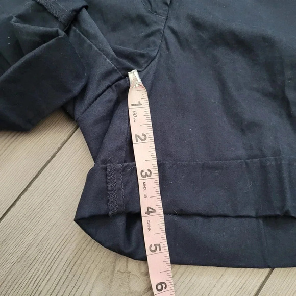 J CREW Womens City Fit Chino Shorts Size 4 Blue 100% Cotton Classic Twill - Picture 8 of 9